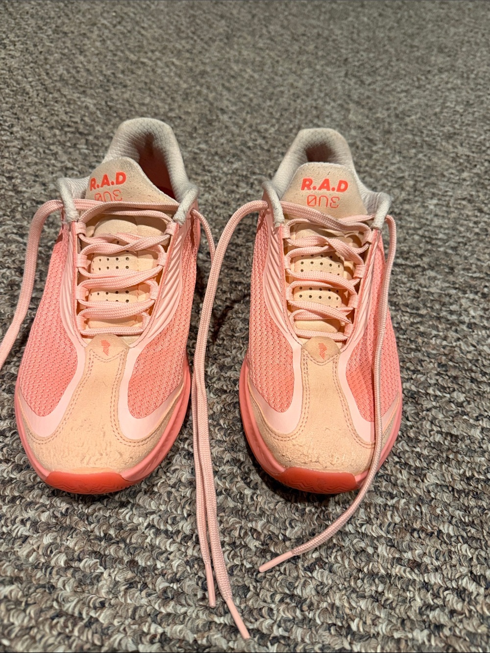 RAD ONE global pink glow sneakers 8.5W